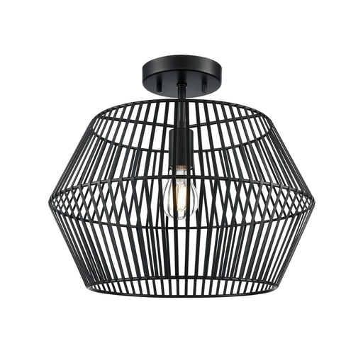Ladysmith One Light Flush Mount Ebony