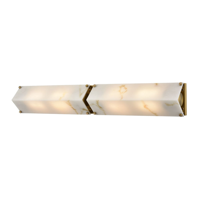 DVI Lighting - DVP49644BR-BFA - Four Light Vanity - Pavilion - Brass