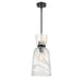 DVI Lighting - DVP49810EB-MS - One Light Mini-Pendant - Chalice - Ebony