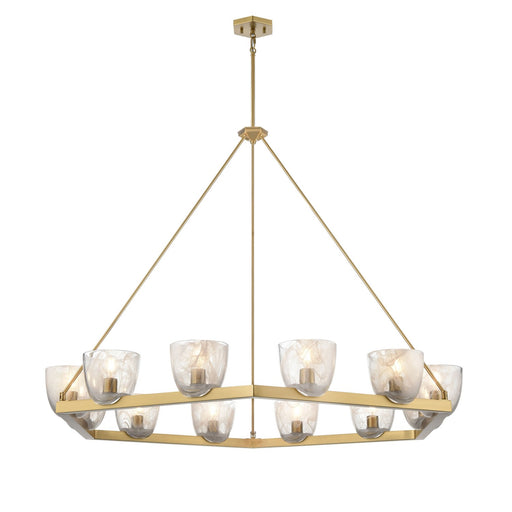 Chalice 12 Light Pendant Brass