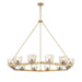 DVI Lighting - DVP49826BR-MS - 12 Light Pendant - Chalice - Brass