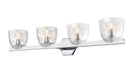 DVI Lighting - DVP49844CH-MS - Four Light Vanity - Chalice - Chrome