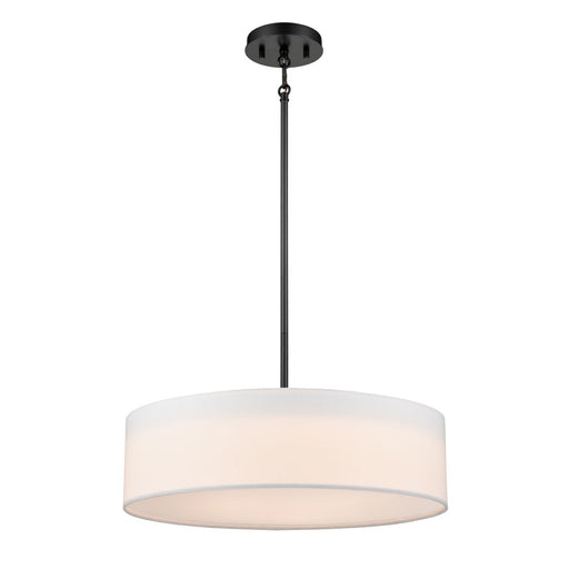 Milan Three Light Pendant Ebony