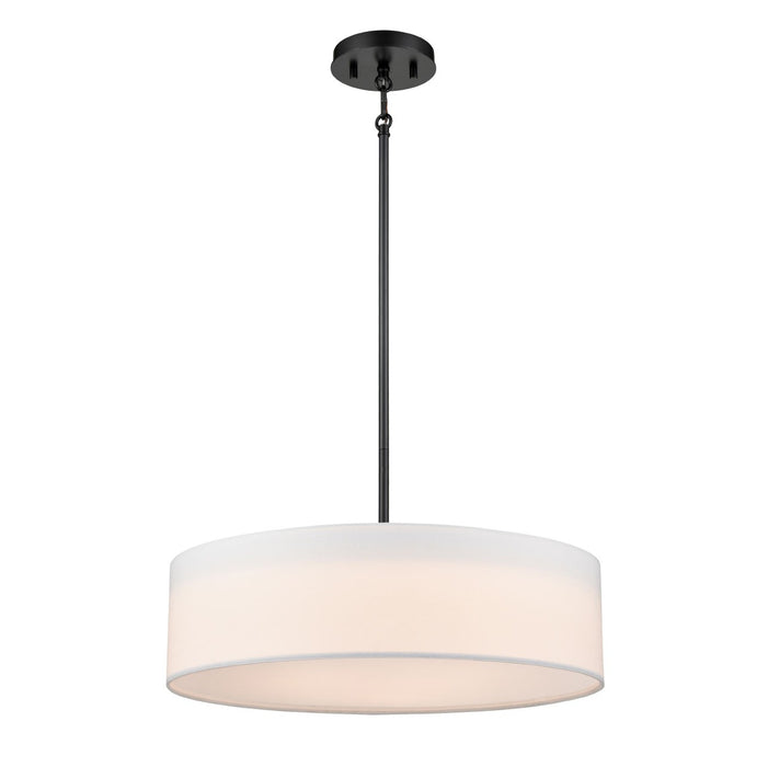 DVI Lighting - DVP5305EB-SW - Three Light Pendant - Milan - Ebony