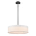 DVI Lighting - DVP5305EB-SW - Three Light Pendant - Milan - Ebony
