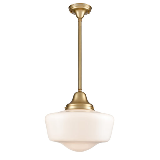 Schoolhouse One Light Pendant Venetian Brass