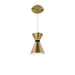 W.A.C. Lighting - PD-57108-30-AB/BK - LED Pendant - Pin Up - Aged Brass/Black