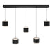 W.A.C. Lighting - PD-68905L-BK - LED Chandelier - Banded - Black