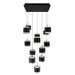 W.A.C. Lighting - PD-68913S-BK - LED Chandelier - Banded - Black