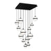 W.A.C. Lighting - PD-77513S-BC - LED Chandelier - Cyllindra - Black Chrome