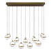 W.A.C. Lighting - PD-77514L-AB - LED Chandelier - Cyllindra - Aged Brass