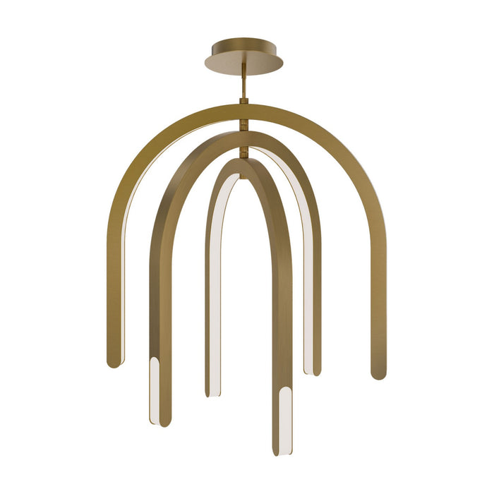 W.A.C. Lighting - PD-93534-30-AB - LED Pendant - Helmet - Aged Brass