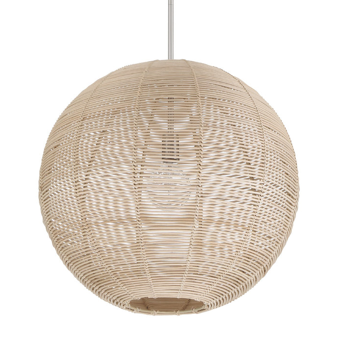 Hunter - 48087 - One Light Pendant - Berkeley - Brushed Nickel