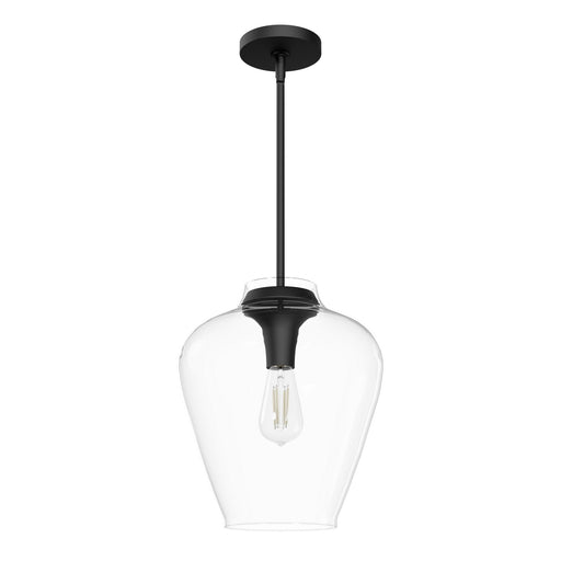Vidria One Light Pendant Matte Black