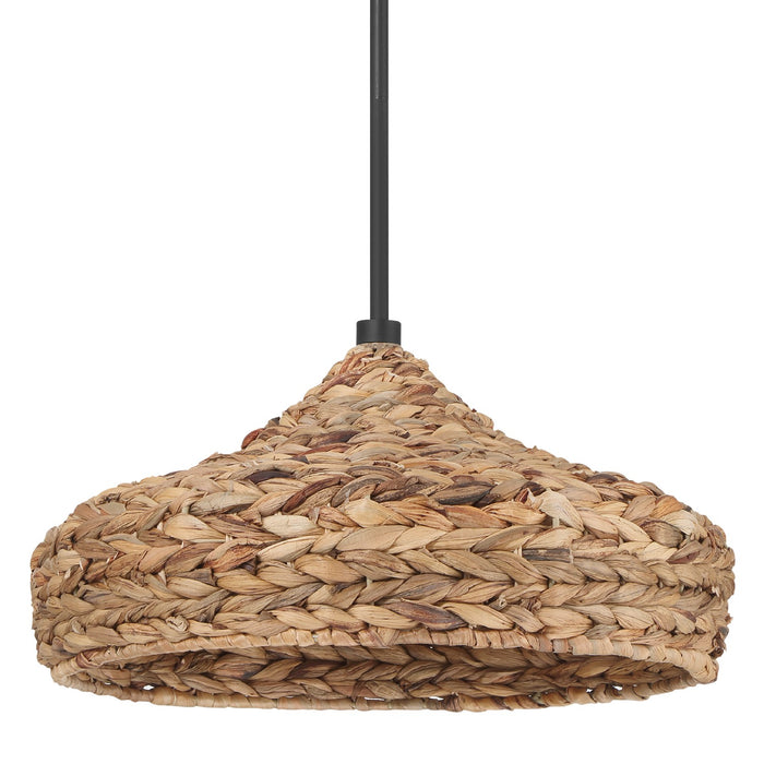 Hunter - 49028 - One Light Pendant - Cambria - Matte Black