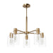 Hunter - 49082 - Five Light Chandelier - Lochemeade - Alturas Gold