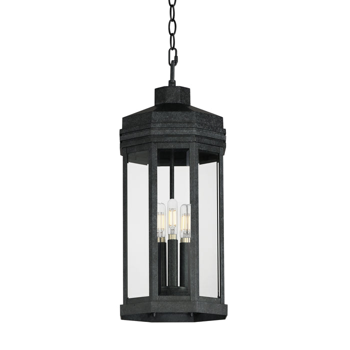 Maxim - 30229CLBKP - Three Light Outdoor Pendant - Wright - Black Patina