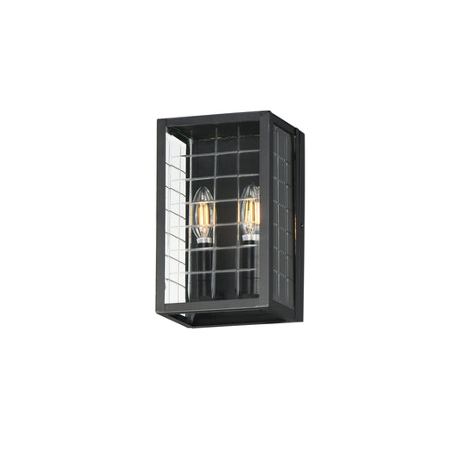 Magnus Two Light Outdoor Wall Sconce Black