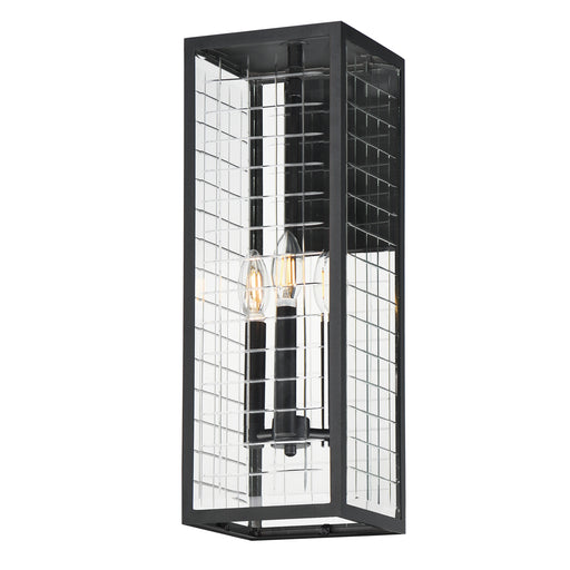 Maxim - 30694CLBK - Three Light Outdoor Wall Sconce - Magnus - Black