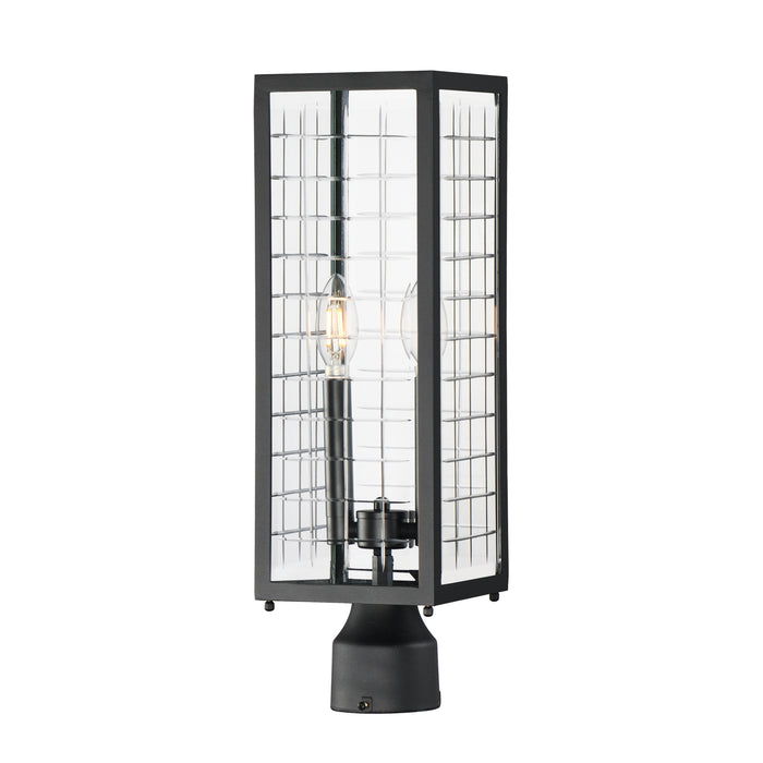 Maxim - 30699CLBK - Two Light Outdoor Post Lantern - Magnus - Black