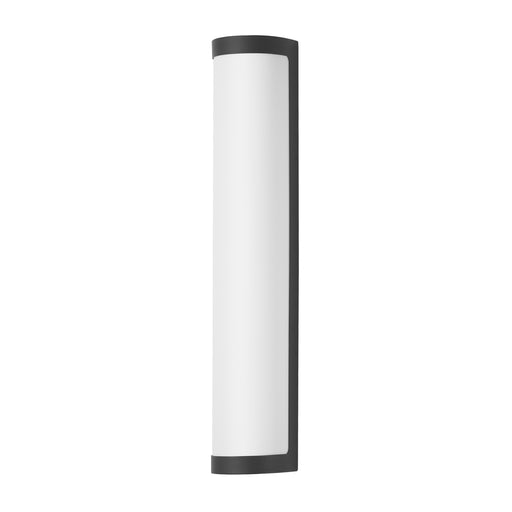 Halfpipe LED Outdoor Wall Sconce Black