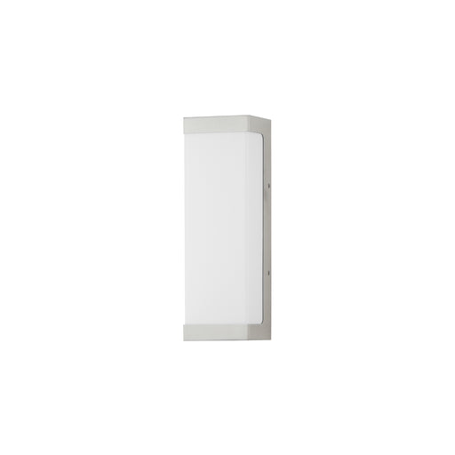 Tunnel LED Outdoor Wall Sconce Brushed Aluminum