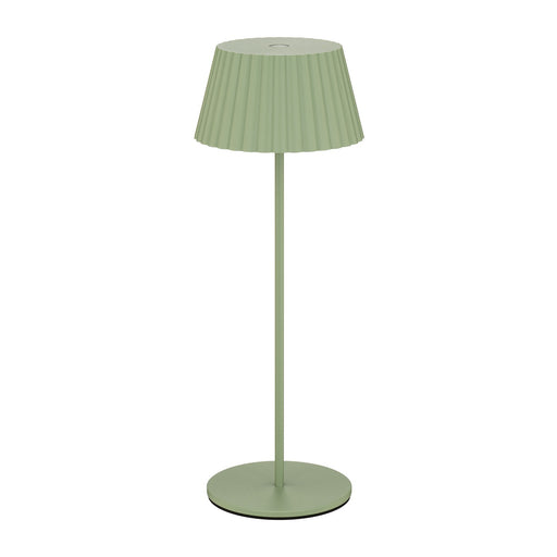 Pleat LED Table Lamp Green