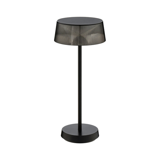 Crystal LED Table Lamp Black
