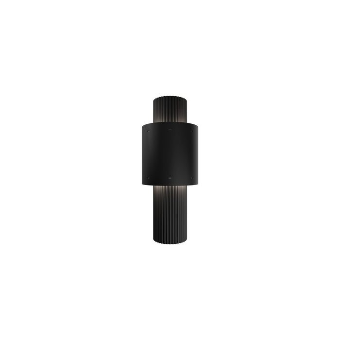 W.A.C. Lighting - WS-W32514-30-BK - LED Outdoor Wall Sconce - Piston - Black