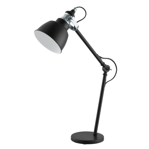 Thornford One Light Table Lamp Matte Black & Chrome