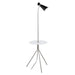 Eglo USA - 203648A - One Light Floor Lamp - Policara - Matte Nickel