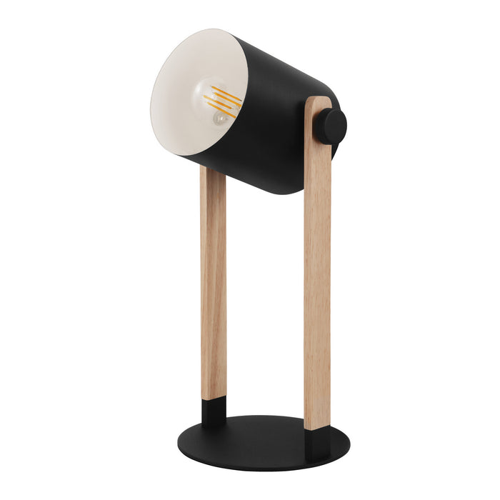 Eglo USA - 43047A - One Light Table Lamp - Hornwood - Black & Natural Wood