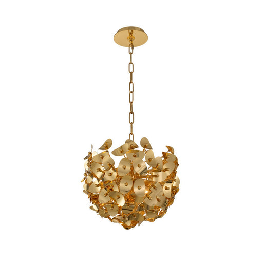 Aster Three Light Pendant Gold