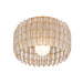 Kalco - 522645OL - One Light Flush Mount - FRACTAL - Oxidized Gold Leaf