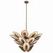 Kalco - 523356PAB - LED Pendant - SPAT - Pearlized Antique Brass