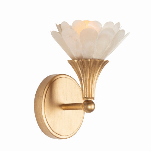 FLORA One Light Wall Sconce Modern Gold