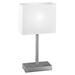 Eglo USA - 87598A - One Light Table Lamp - Pueblo - Matte Nickel