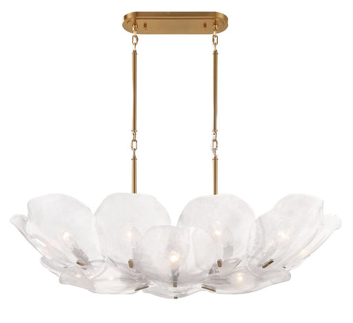 Corato 14 Light Chandelier Brushed Brass