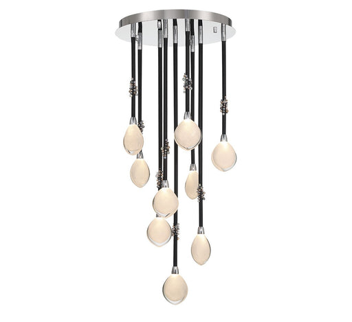 Lib & Co. - 12065-02 - LED Chandelier - Bellissima - Black Sleeves