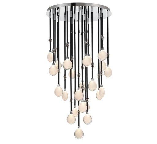 Lib & Co. - 12066-02 - LED Chandelier - Bellissima - Black Sleeves