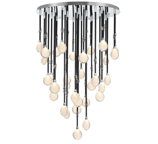 Lib & Co. - 12067-02 - LED Chandelier - Bellissima - Black Sleeves