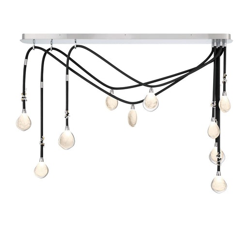 Lib & Co. - 12068-02 - LED Chandelier - Bellissima - Black Sleeves