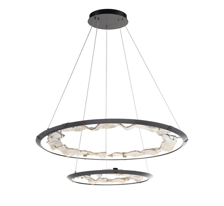 Lib & Co. - 12164-040 - LED Chandelier - Nettuno - Brushed Grey