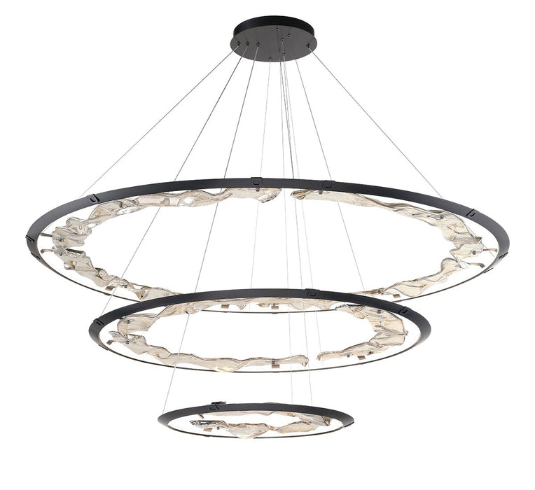 Lib & Co. - 12165-040 - LED Chandelier - Nettuno - Brushed Grey