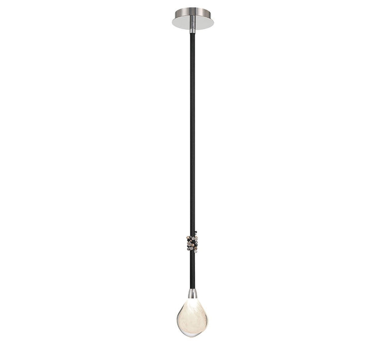 Lib & Co. - 12176-02 - LED Pendant - Bellissima - Black Sleeve