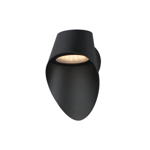 Cape LED Outdoor Wall Sconce Black