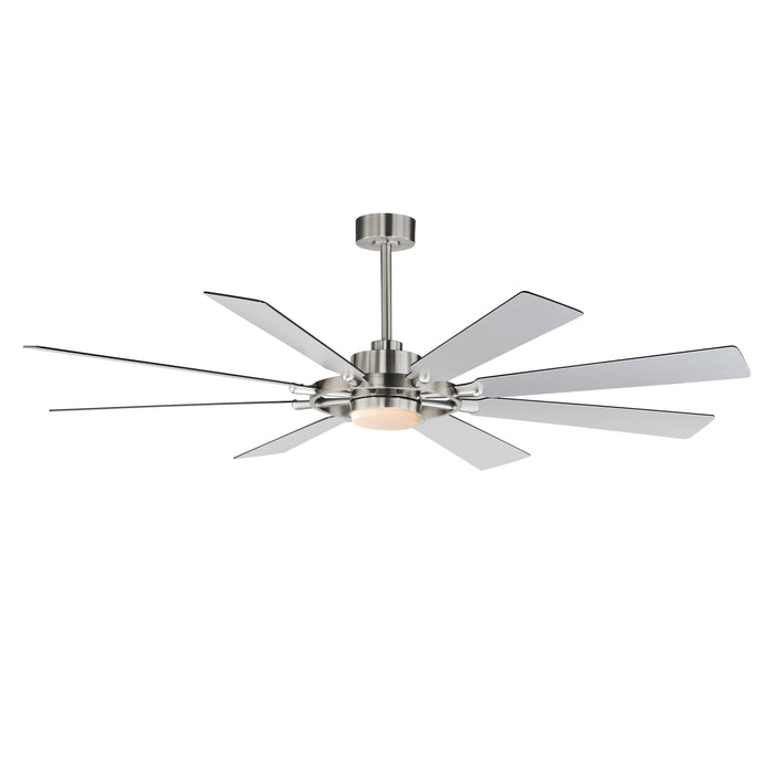 Maxim - 88878WTSN - 72 Inch Ceiling Fan - Helm - Satin Nickel