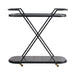 Arteriors - 4650 - Bar Cart - Nakoa - Blackened Iron