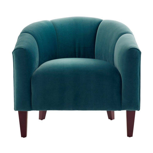 Misha Accent Chair Peacock Velvet