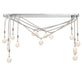 Lib & Co. - 12177-01 - LED Chandelier - Bellissima - Silver Sleeves